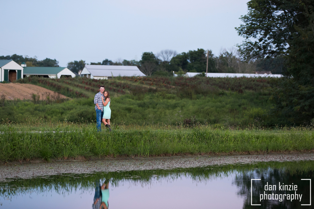 Andrew and Brianna Engagement shoot at Kinman Farms in Burlington Kentucky shot by Dan Kinzie Photographery Cincinnati Wedding photographer